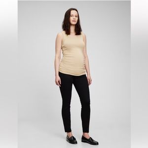 Women’s GAP Maternity Inset Panel Black Skinny Jeans Jeggings 30 / 10 L 30L 10L